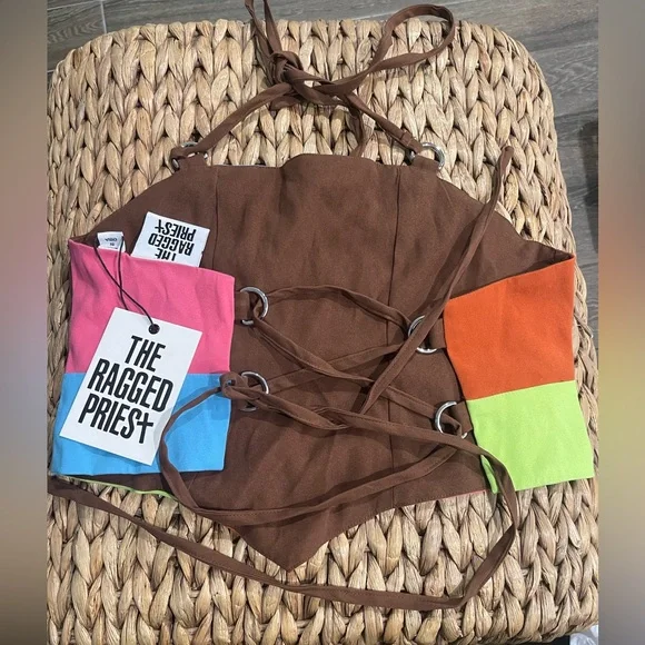 Ragged Priest Rodeo Patchwork Halter Top - Picture 6 of 8